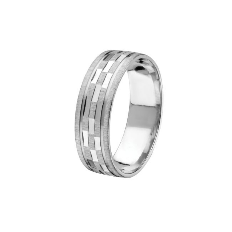 Ezüst karikagyűrű AG04